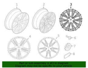 Disc roată R18 x 7.5J stil BMW 3 G20 23-25 796