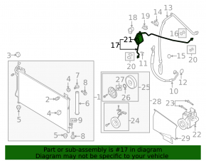 Трубка кондиционера печка-конденсер Mazda CX-7 06-08