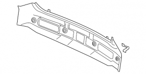 Panoul din spate al Chevrolet Volt 11-15, format din 2 piese