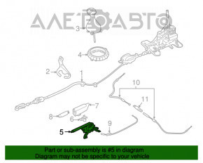 Рычаг стояночного тормоза Mini Cooper F56 3d 14-23