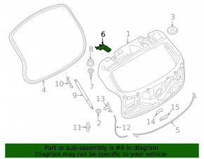 Balama stânga hayon pentru BMW X2 F39 18-23