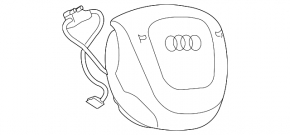Подушка безопасности airbag в руль водительская Audi Q7 4L 10-15