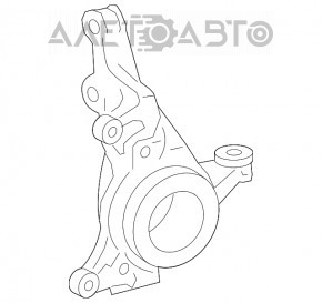 Цапфа передняя левая Lexus RX350 RX450h 16-22