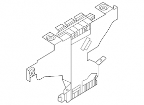 Кронштейн ECU компьютера двигателя VW Tiguan 18-24