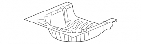 Корыто багажника Chevrolet Malibu 16-23