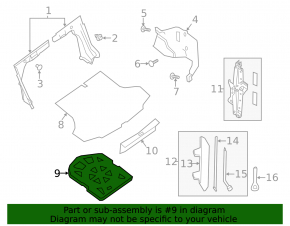 Пенопласт под инструмент Nissan Sentra 13-19