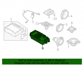 Сабвуфер Kia EV6 22-26 Meridian