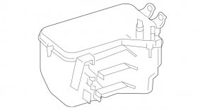 Carcasă cutie de siguranțe sub capotă Mercedes Metris W447 16-23