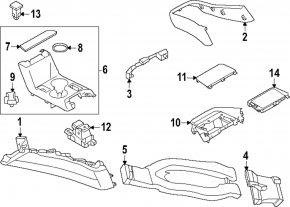 Кнопка Parking Subaru Forester 25-26 чераня с хром