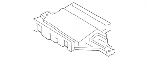 Кронштейн блока Voltage Converter Control Module Porsche Macan 15-26
