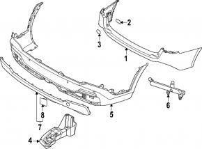 Capac cârlig de remorcare pentru bara spate Kia Sorento 25-26 HEV, PHEV