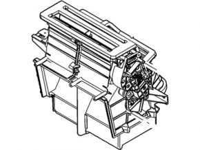 Печка в сборе Ford Flex 09-11 manual