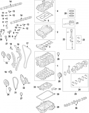 Arbore excentric BMW 4 F32/33/36 14-16 N26