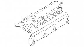 Крышка клапанная задняя Nissan Murano 03-07 3.5
