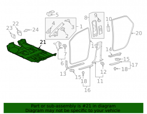 Покрытие пола Lexus RX300 RX330 RX350 RX400h 04-08 черное