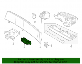 Блок кнопок передней панели левый Kia EV6 22-26 черный