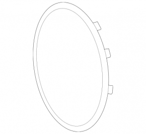 Grilă radiator emblemă Mercedes W167 GLE 350 450 20-24