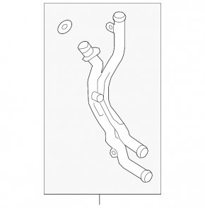 Țevi de răcire a motorului pentru Audi A6 C7 12-15 3.0T plastic