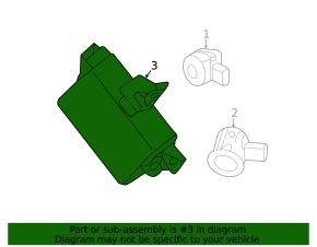 PARK ASSIST CONTROL MODULE Nissan Pathfinder 13-20