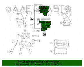 Коллектор впускной Dodge Journey 11- 2.4 с заслонками