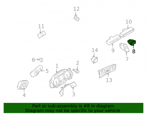 Кнопка VALET Audi A4 B8 13-16