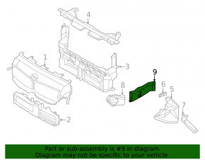 Conductă de aer disc de frână față stânga BMW 2 F44 20-24 spate