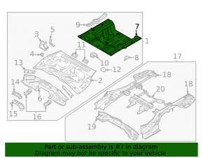 Корыто багажника Kia K5 21-24