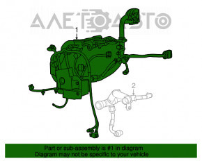 Проводка двигателя Fiat 500 13-13