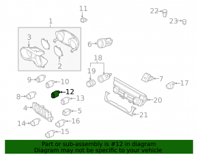 Кнопка SRF OFF Subaru Legacy 15-17