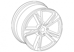 Диск колесный R19 x 7J Audi Q3 83A 19-25 U25 стиль