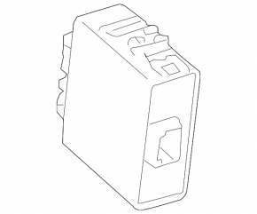 COMPUTER, TIRE PRESSURE MONITOR Toyota Prius V 12-16