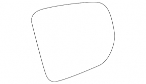 Element oglindă stânga Mercedes X167 GLS 450 580 20-26 încălzit, BSM