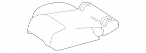 Scaun dreapta, rândul 2, Mercedes X247 GLB 20-23, piele bej