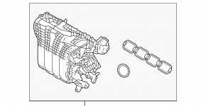 Коллектор впускной Mitsubishi Outlander 22-26 2.5