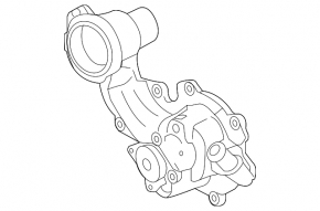 Помпа охлаждения Ford Edge 15-24 2.7T