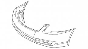 Бампер передний голый Toyota Avalon 05-07