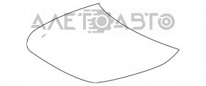 Капот голый Toyota Highlander 20-26 серебро 1J9, алюминий