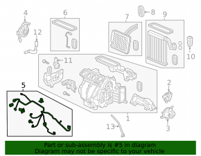 Проводка печки Honda Accord 18-22