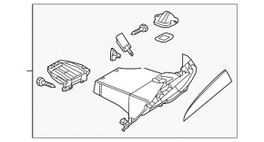 Перчаточный ящик, бардачок Mazda3 MPS 09-11