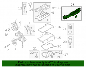 Коллектор впускной правый BMW X5 F15 14-18 4.4T