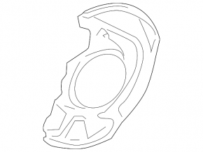 Кожух тормозного диска передний правый Lexus RX330 RX330 RX300 RX330 RX350 RX400h 04-09
