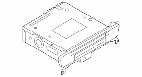 Панель управления CD Audi A6 C7 12-13