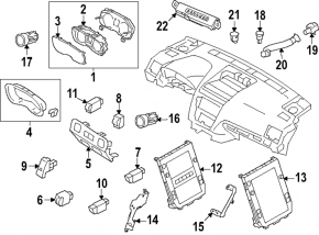 Кнопка аварийной сигнализации Subaru Forester 25-26