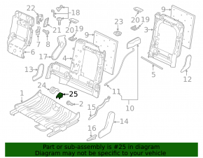 Garnitură de etanșare interioară geam ușă stânga față pentru Audi Q5 8R 09-17