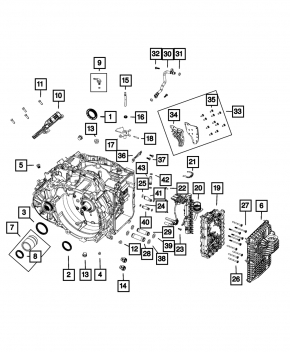 Гидроблок Jeep Cherokee KL 14-16 2.4 FWD