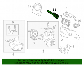 Comutatorul de sub volan stânga Honda HR-V 16-22 fără PTF