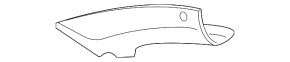 Capacul suportului frontal drept superior BMW X5 F15 14-18 gri GRAU