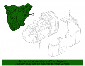 Кронштейн компрессора кондиционера Nissan Ariya 23-26