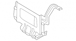 Кронштейн блока ECU компьютера двигателя Kia Soul 14-19 1.6