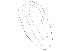Кронштейн заднего бампера левый Ford Focus mk3 11-18